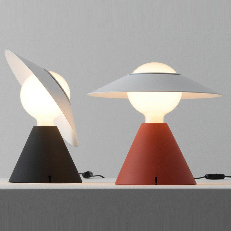 Fante Table Lamp by Stilnovo, Color: Black, Brick Red - Foscarini, ,  | Casa Di Luce Lighting