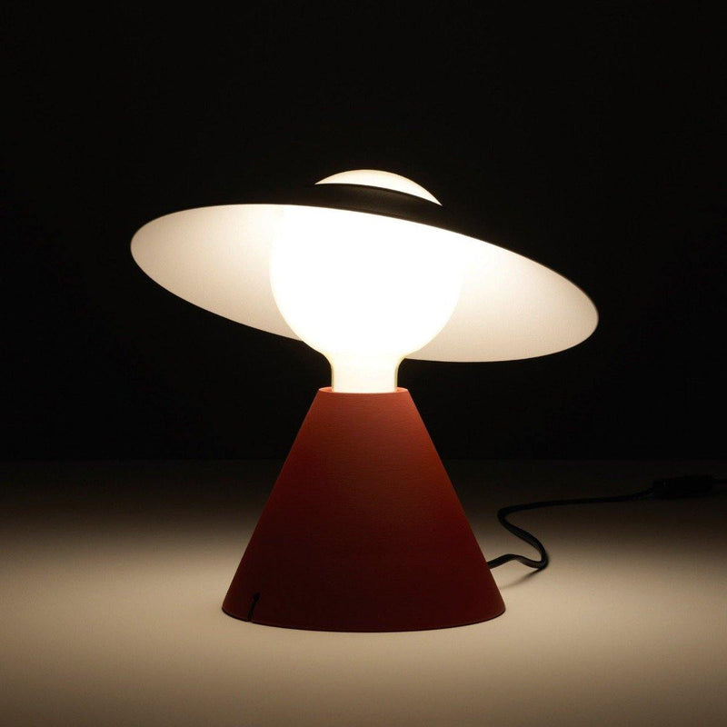 Fante Table Lamp by Stilnovo, Color: Black, Brick Red - Foscarini, ,  | Casa Di Luce Lighting