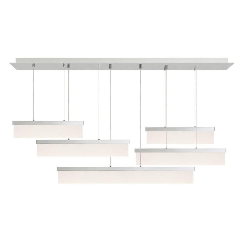 Polished Nickel Sweep Linear Suspension by Tech Lighting