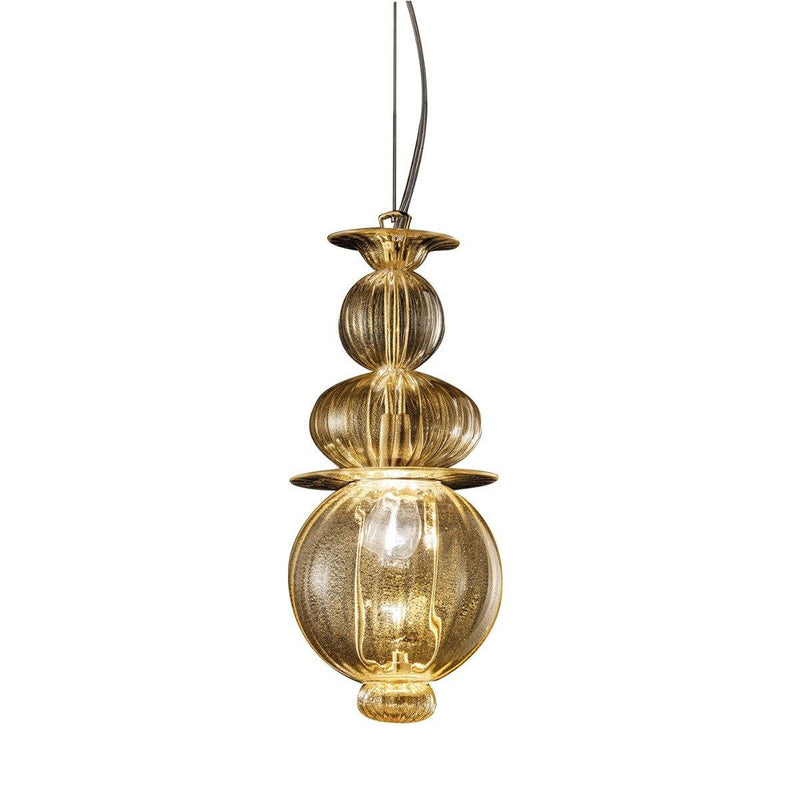 Igloo Pendant by Sylcom, Color: Gold, Finish: Polish Chrome,  | Casa Di Luce Lighting