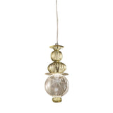 Igloo Pendant by Sylcom, Color: Topaz - Sylcom, Finish: Polish Chrome,  | Casa Di Luce Lighting