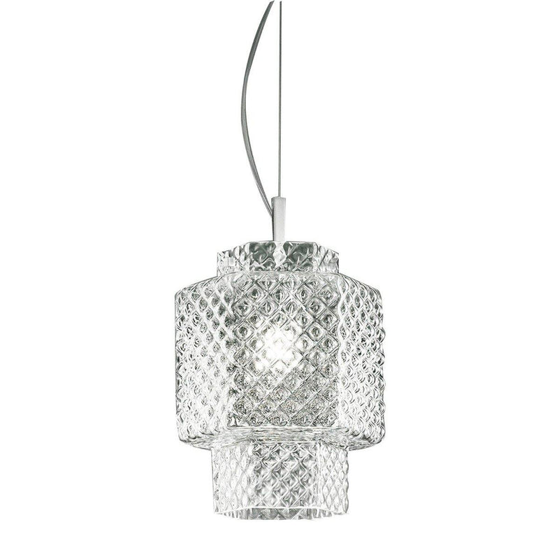 Casa Blanca Pendant by Sylcom, Color: Clear, Size: Large,  | Casa Di Luce Lighting