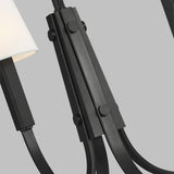 Logan Chandelier by TOB by Thomas O'Brien, Finish: Nickel Polished, Aged Iron, Number of Lights: 4, 8,  | Casa Di Luce Lighting