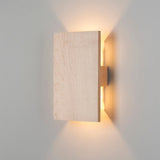 Tersus Wood Wall Sconce by Cerno
