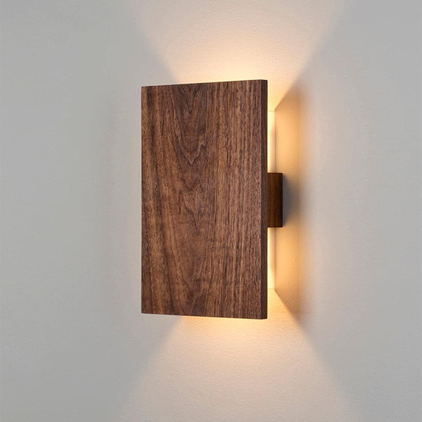 Tersus Wood Wall Sconce by Cerno
