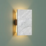 Tersus Marble Face Wall Sconce - Casa Di Luce