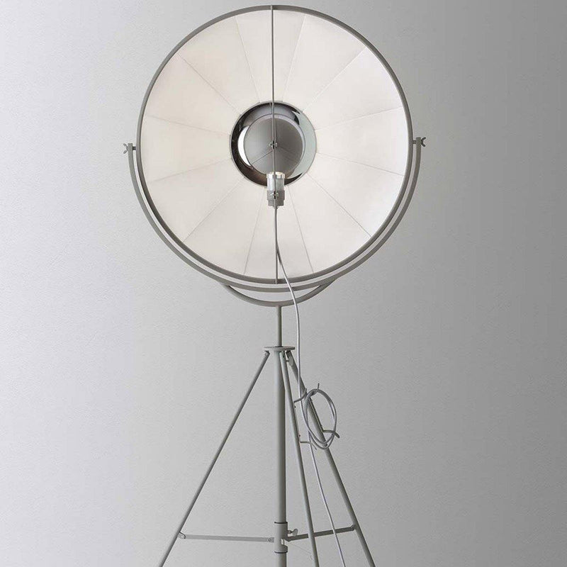 Fortuny Floor Lamp by Pallucco, Color: Beige/White-Palluco, Finish: Titanium,  | Casa Di Luce Lighting