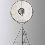 Fortuny Petite Floor Lamp by Pallucco, Color: Beige/White-Palluco, Finish: Titanium,  | Casa Di Luce Lighting