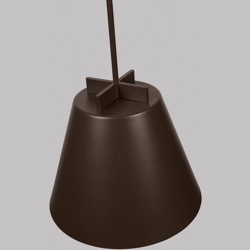 Bowman 18 LED Outdoor Pendant Light by Tech Lighting, Finish: Black, Bronze, Charcoal - Tech, Color Temperature: 2700K, 3000K, 4000K,  | Casa Di Luce Lighting