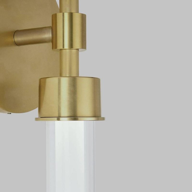 Linger Bath-Wall Light by Tech Lighting, Finish: Natural Brass, Nightshade Black, Nickel Polished, Light Option: 120 Volt LED, 277 Volt LED,  | Casa Di Luce Lighting