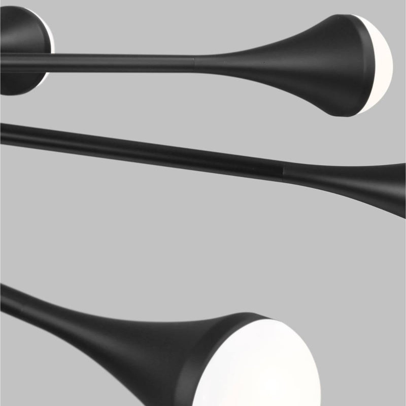 Lody 20-Light Chandelier by Tech Lighting, Finish: Brass Aged, Black Matte, Nickel Polished, ,  | Casa Di Luce Lighting