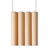 Natural Beech Tomo Tall Pendant by Weplight