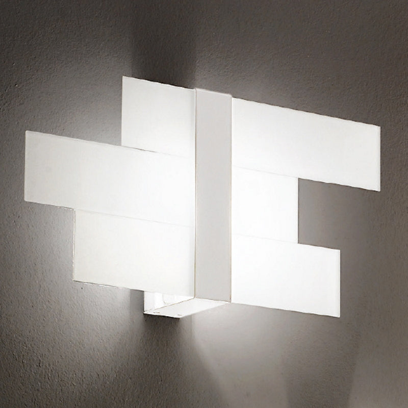 White Triad Wall Lamp by Linea Light