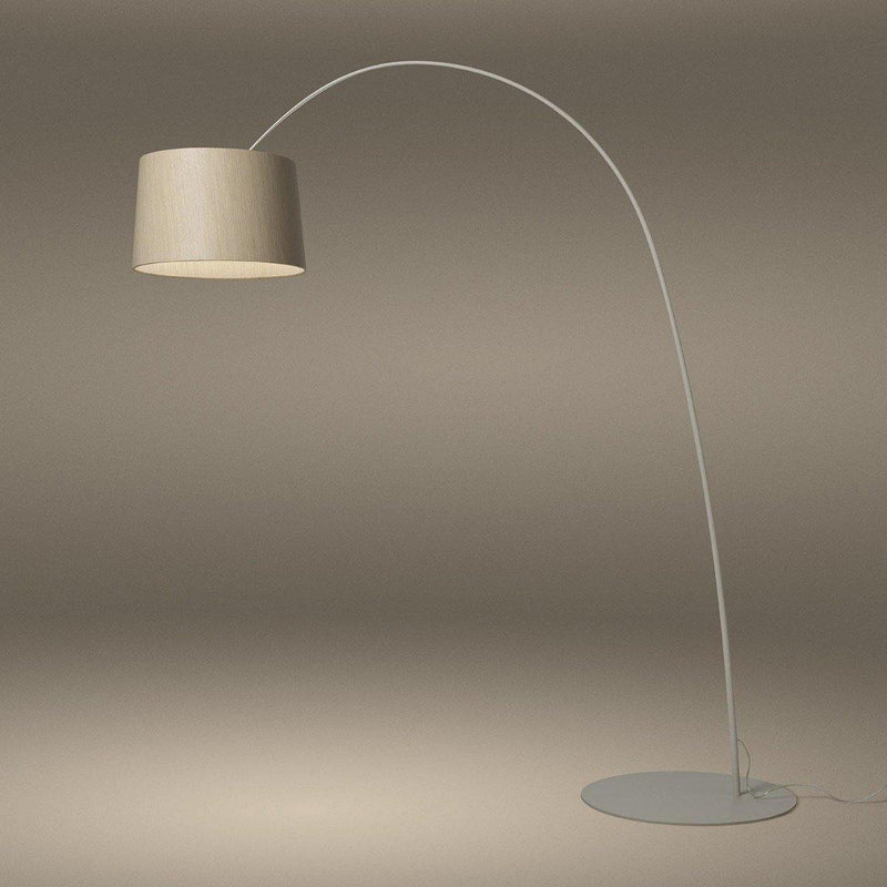 Grey Twiggy Wood Floor Lamp by Foscarini
