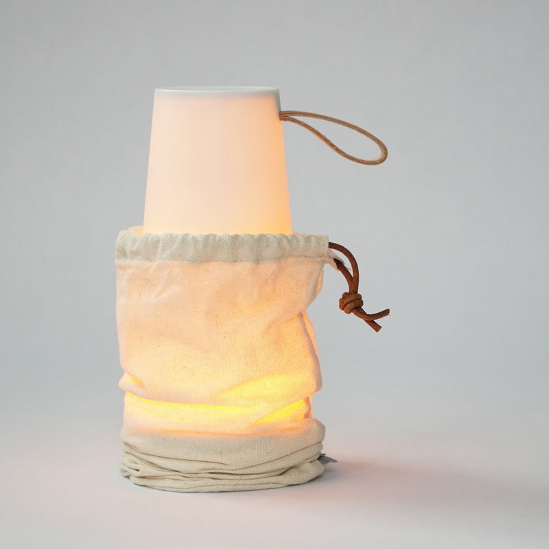 Uma Mini Portable Table Lamp with cover