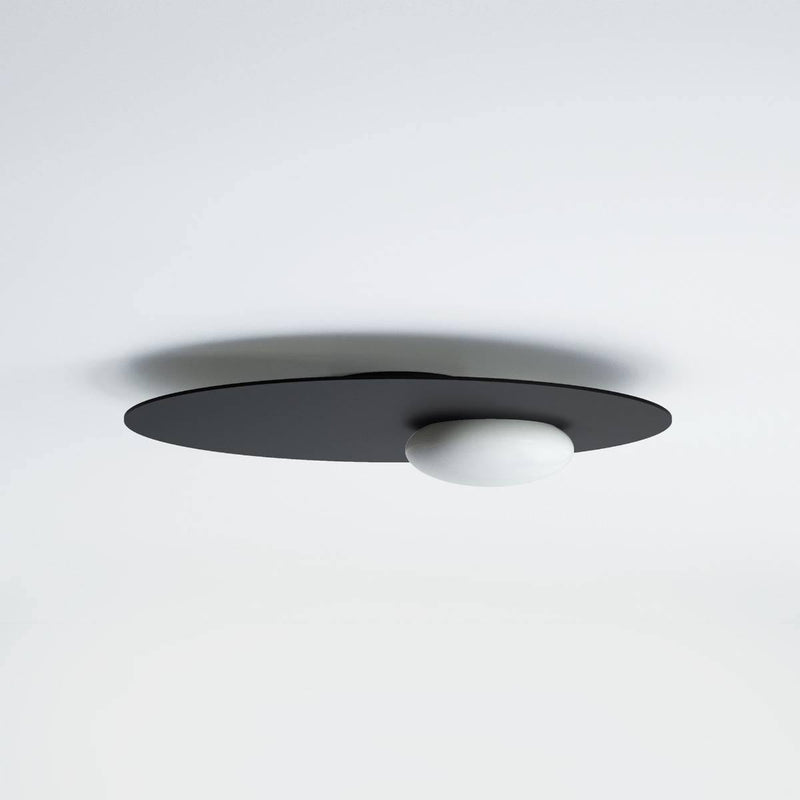 Kwic Ceiling Light by AXO Light, Finish: Intense Black-Axo Light, Size: Large,  | Casa Di Luce Lighting