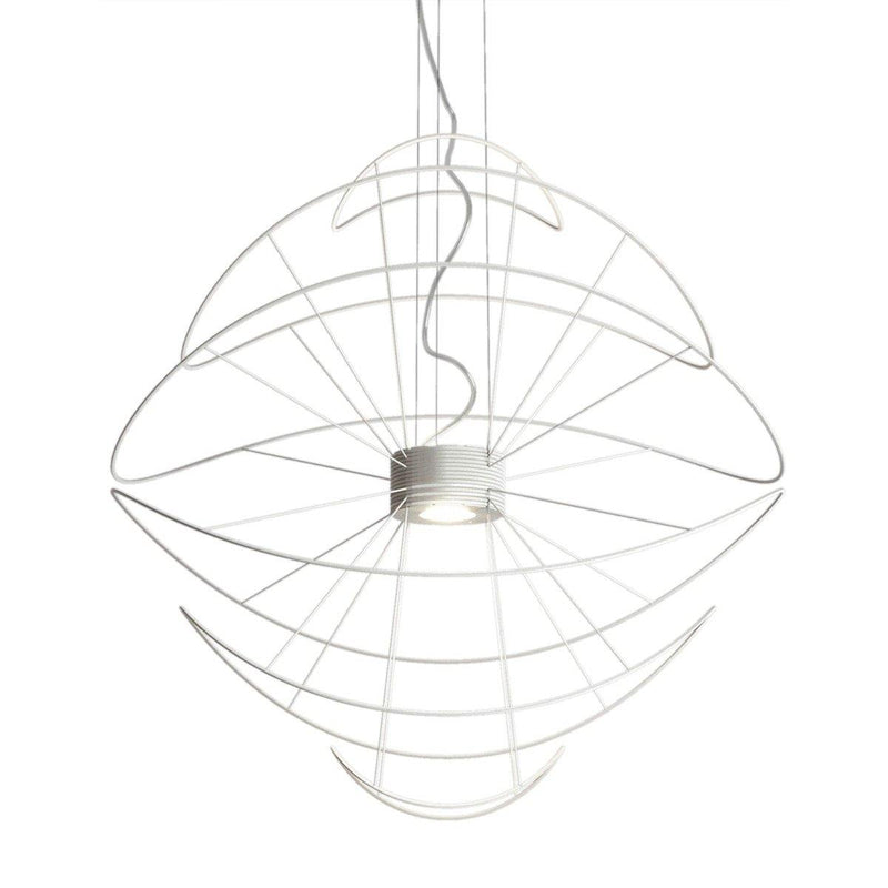 Hoops Chandelier by AXO Light, Finish: White, Size: X-Large,  | Casa Di Luce Lighting