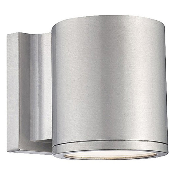 Brushed Aluminum Tube Indoor/Outdoor LED Wall Sconce by WAC Lighting
