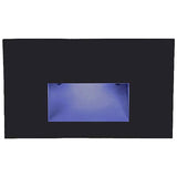 LEDme LED100 Step and Wall Light by W.A.C. Lighting, Finish: Black on Aluminum, Light Option: 277 Volt LED, Color Temperature: Blue | Casa Di Luce Lighting