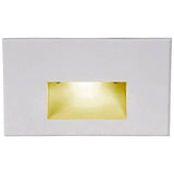 LEDme LED100 Step and Wall Light by W.A.C. Lighting, Finish: White on Aluminum, Light Option: 277 Volt LED, Color Temperature: Amber | Casa Di Luce Lighting
