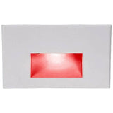 LEDme LED100 Step and Wall Light by W.A.C. Lighting, Finish: White on Aluminum, Light Option: 120 Volt LED, Color Temperature: Red | Casa Di Luce Lighting