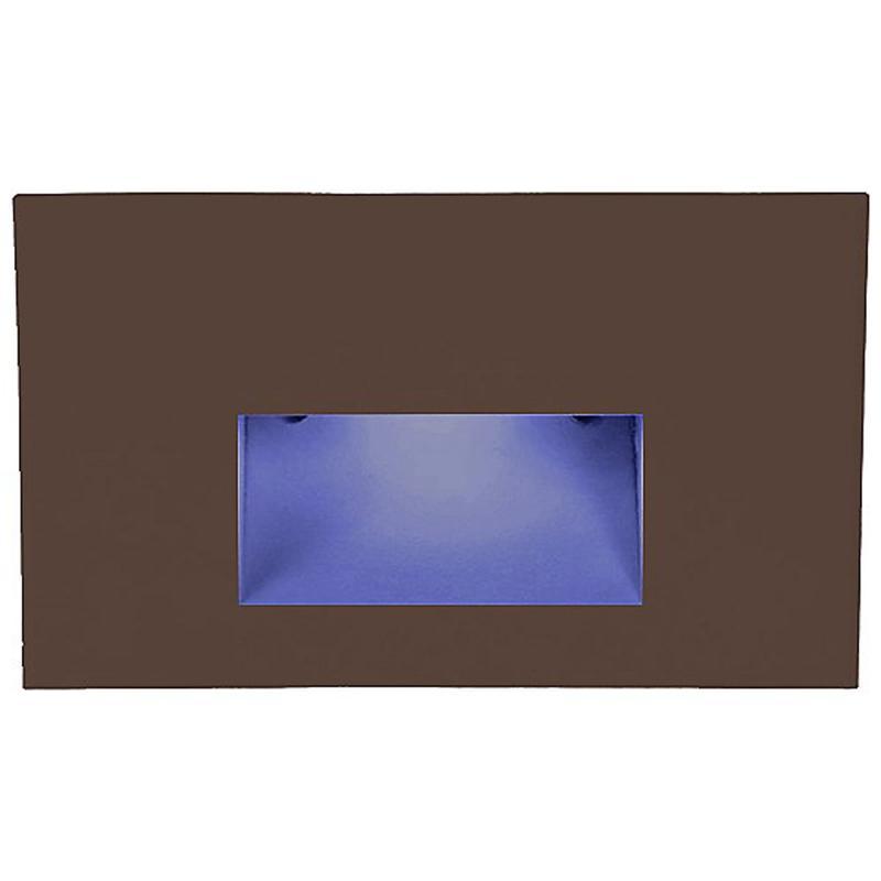 LEDme LED100 Step and Wall Light by W.A.C. Lighting, Finish: Bronze on Brass, Light Option: 277 Volt LED, Color Temperature: Blue | Casa Di Luce Lighting