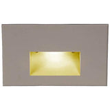 LEDme LED100 Step and Wall Light by W.A.C. Lighting, Finish: Nickel Brushed, Light Option: 120 Volt LED, Color Temperature: Amber | Casa Di Luce Lighting