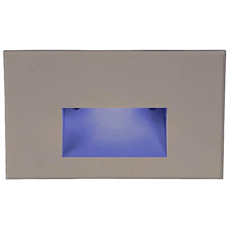 LEDme LED100 Step and Wall Light by W.A.C. Lighting, Finish: Nickel Brushed, Light Option: 277 Volt LED, Color Temperature: Blue | Casa Di Luce Lighting
