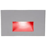LEDme LED100 Step and Wall Light by W.A.C. Lighting, Finish: Steel Stainless, Light Option: 120 Volt LED, Color Temperature: Red | Casa Di Luce Lighting