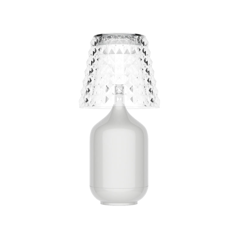 Glossy White Valentina Cordless Table Lamp by Lodes Studio Italia Design