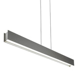 Gray Rubberized Vandor Linear Suspension Light by Tech Lighting