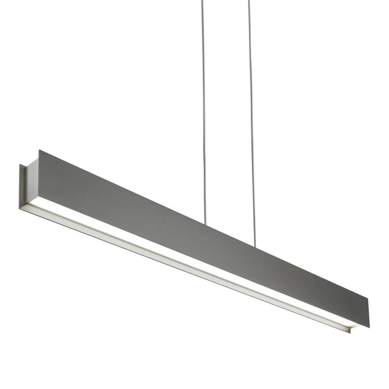 Gray Rubberized Vandor Linear Suspension Light by Tech Lighting