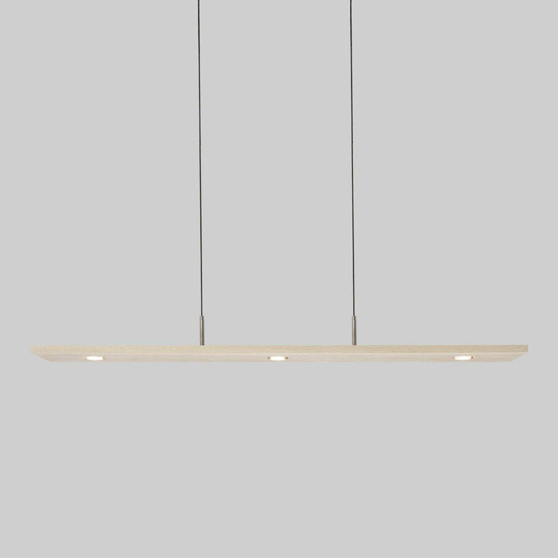 White Washed Oak Small Vix Linear Suspension by Cerno