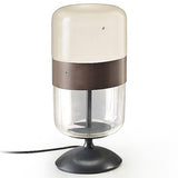Futura Table Lamp by Vistosi, Color: Black/Crystal - Vistosi, Finish: Matt Black, Size: Medium | Casa Di Luce Lighting