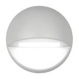 3011 Circle Deck & Patio Light by W.A.C. Lighting, Finish: White on Aluminum, Color Temperature: 2700K,  | Casa Di Luce Lighting