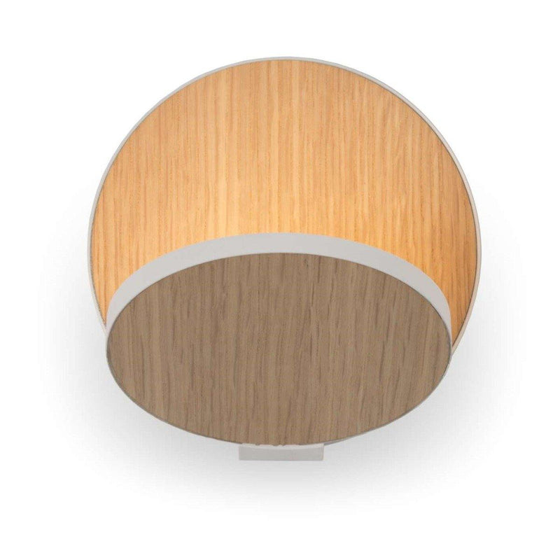 Gravy LED Wall Sconce by Koncept, Color: White Oak, Finish: Chrome, Installation Type: Plugin | Casa Di Luce Lighting