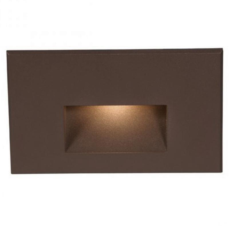 LEDme LED100 Step and Wall Light by W.A.C. Lighting, Finish: Bronze on Aluminum, Light Option: 120 Volt LED, Color Temperature: White | Casa Di Luce Lighting