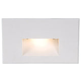 LEDme LED100 Step and Wall Light by W.A.C. Lighting, Finish: White on Aluminum, Light Option: 120 Volt LED, Color Temperature: White | Casa Di Luce Lighting