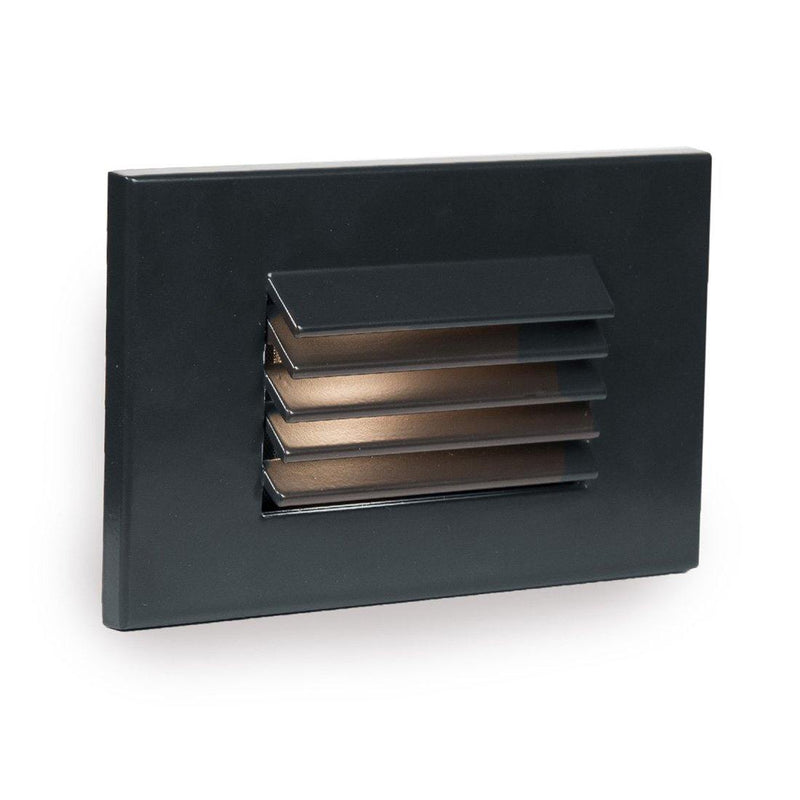 Horizontal LED Step and Wall Light by W.A.C. Lighting, Finish: Black on Aluminum, Light Option: 277 Volt LED, Color Temperature: White | Casa Di Luce Lighting