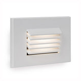 Horizontal LED Step and Wall Light by W.A.C. Lighting, Finish: White on Aluminum, Light Option: 120 Volt LED, Color Temperature: White | Casa Di Luce Lighting