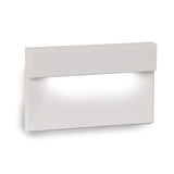 Horizontal LED Step and Wall Light by W.A.C. Lighting, Finish: White on Aluminum, Light Option: 120 Volt LED, Color Temperature: Amber | Casa Di Luce Lighting