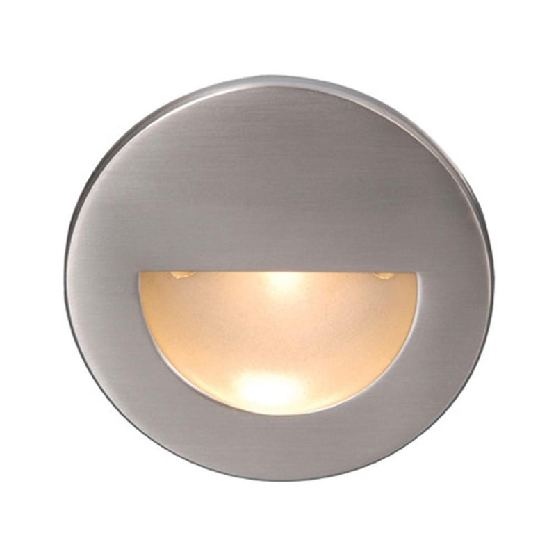 LEDme LED300 Step and Wall Light by W.A.C. Lighting, Finish: Nickel Brushed, Color Temperature: Blue,  | Casa Di Luce Lighting