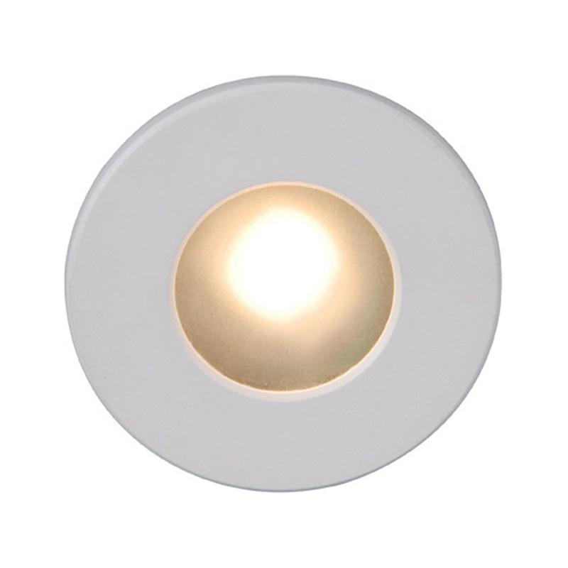 LEDme LED310 Step and Wall Light by W.A.C. Lighting, Finish: White on Aluminum, Color Temperature: Red,  | Casa Di Luce Lighting