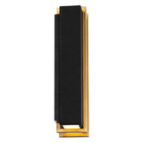 Black and Aged Brass Poet Indoor Wall Sconce by Modern Forms