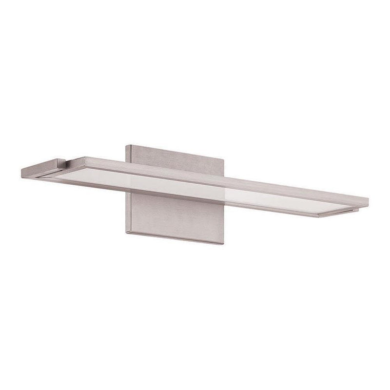LINE dweLED Bath Bar by W.A.C. Lighting, Finish: Aluminum Brushed, Color Temperature: 3000K, Size: 18 Inch | Casa Di Luce Lighting