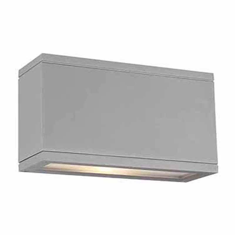 Graphite Single Rubix Rectangular Indoor/Outdoor LED Wall Sconce by WAC Lighting