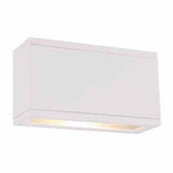 White Single Rubix Rectangular Indoor/Outdoor LED Wall Sconce by WAC Lighting