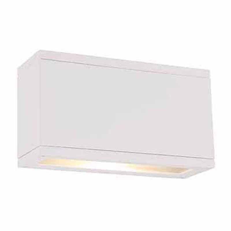 White Single Rubix Rectangular Indoor/Outdoor LED Wall Sconce by WAC Lighting