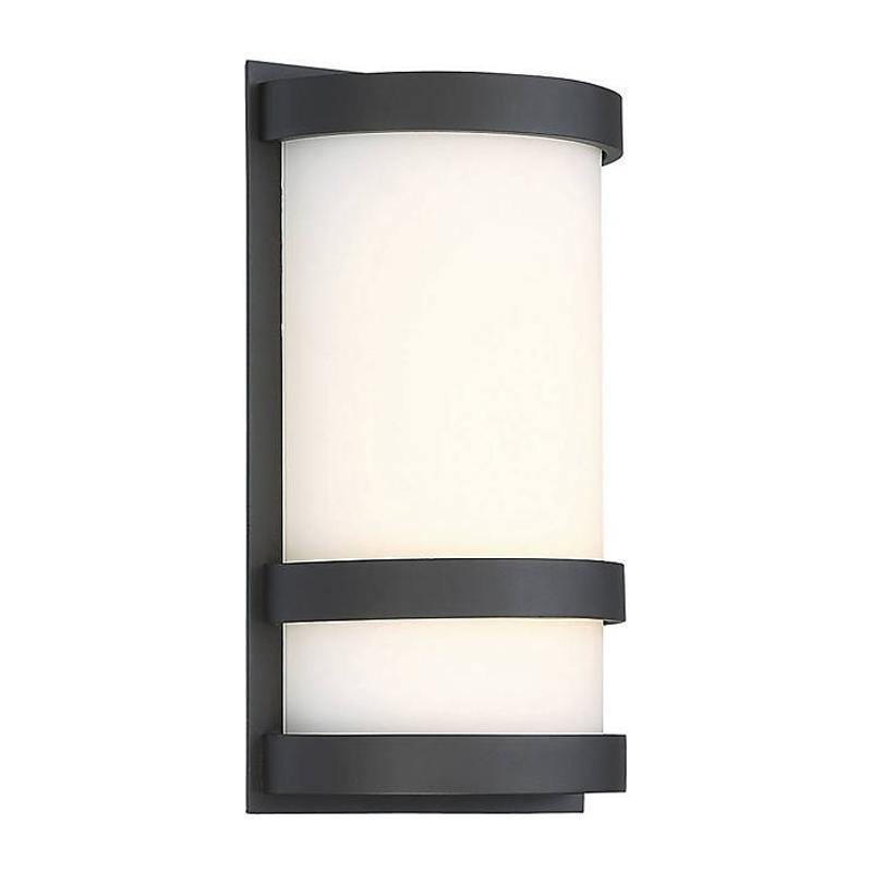 Latitude Outdoor Wall Sconce by W.A.C. Lighting, Finish: Black, Size: 10 Inch,  | Casa Di Luce Lighting