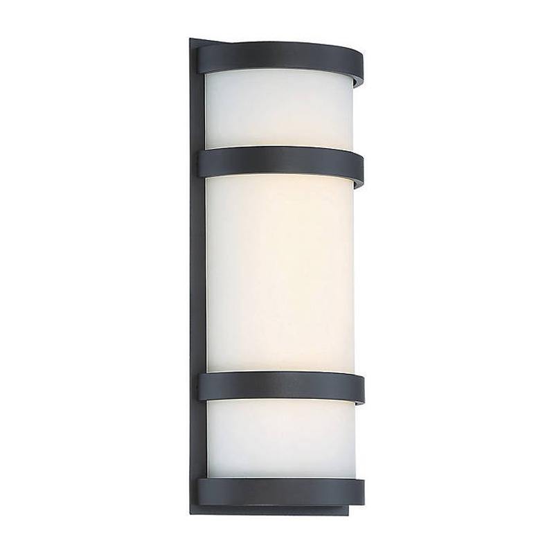 Latitude Outdoor Wall Sconce by W.A.C. Lighting, Finish: Black, Bronze, Titanium, Size: 10 Inch, 14 Inch, 20 Inch,  | Casa Di Luce Lighting